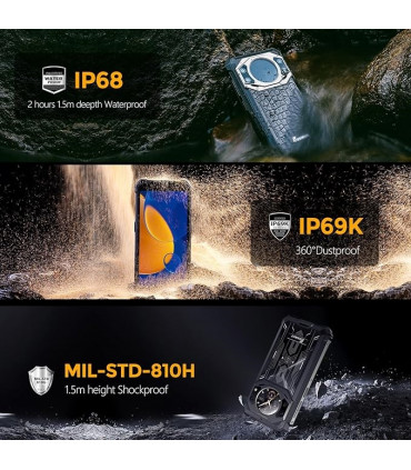 Fossibot F101 Pro Dual Screen 15GB RAM 128GB ROM с IP68 защита