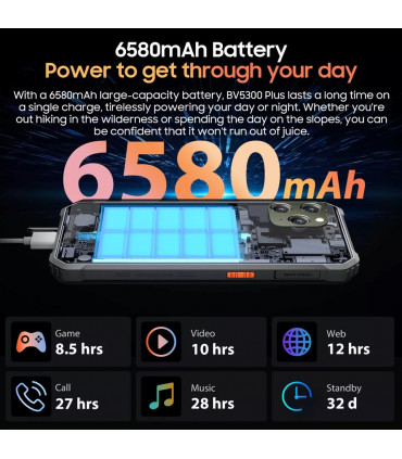 Blackview BV5300 Plus 8GB RAM 128GB ROM с IP68/69 защита