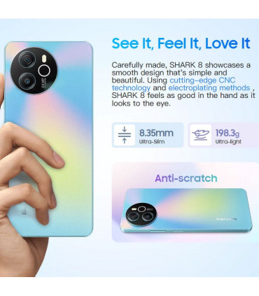 Blackview Shark 8 8GB RAM 256GB ROM, 64MP