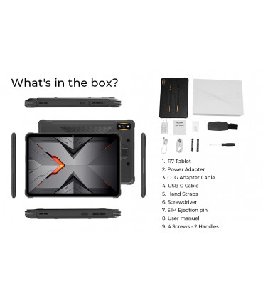 HOTWAV TAB R7 12GB RAM 256GB ROM Таблет с IP68 защита