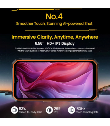 Blackview BV6200 Plus 24GB RAM 256GB ROM с IP68/69 защита