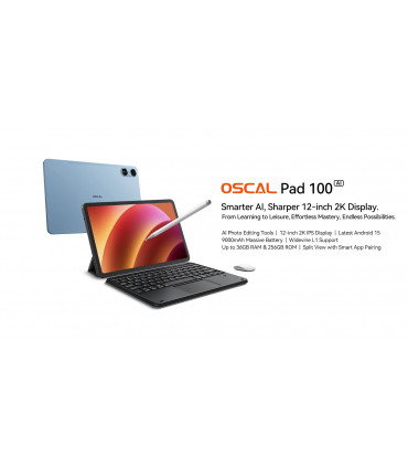 OSCAL Pad 100 24GB RAM 256GB ROM, 12 инчов Таблет, Grey