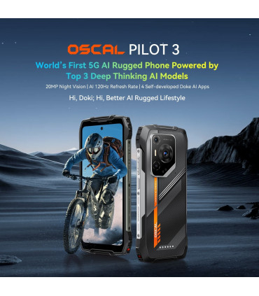 OSCAL Pilot 3 5G 36GB RAM 256GB ROM с IP68 защита