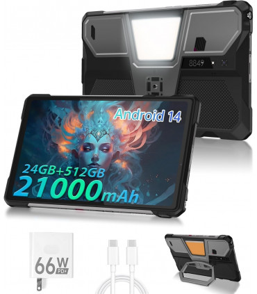 8849 Tank Pad E 24GB RAM 512GB ROM Projector таблет с IP68 защита