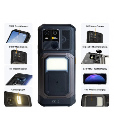 AGM G3 Pro Thermal 5G 24GB RAM 512GB ROM с IP68/IP69K MIL-STD-810G защита