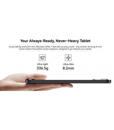 Blackview Zeno 1 18GB RAM 256GB ROM Таблет, green