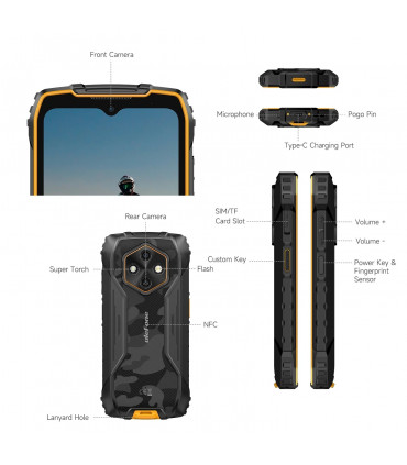 Ulefone RugKing 4 Pro 16GB RAM 256GB ROM с IP68 защита