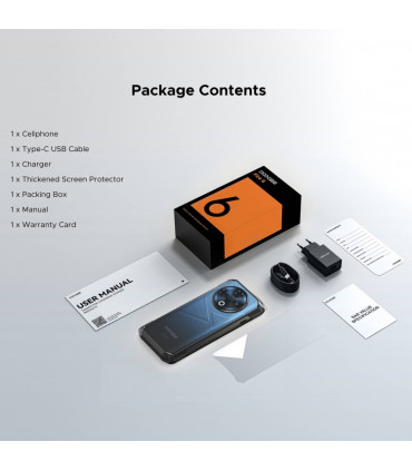 Doogee Fire 6 16GB RAM 256GB ROM,  с IP68 защита