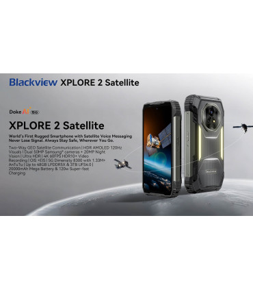 Blackview Xplore 2 Satellite 5G 48GB RAM 1TB ROM, с IP68/69 защита