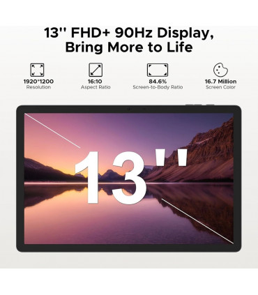 Doogee Tab E3 Pro 32GB RAM 256GB ROM, 13' Таблет, Grey