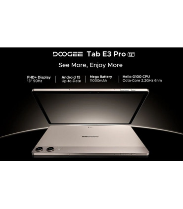 Doogee Tab E3 Pro 32GB RAM 256GB ROM, 13' Таблет, Grey