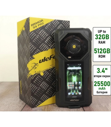 Ulefone Armor 33 Pro 5G 32GB RAM 512GB ROM 25500 mAh с IP68 защита